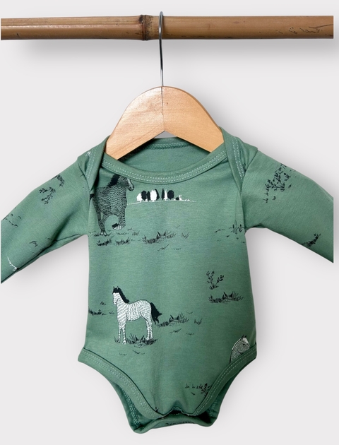 Body Caballo Criollo verde