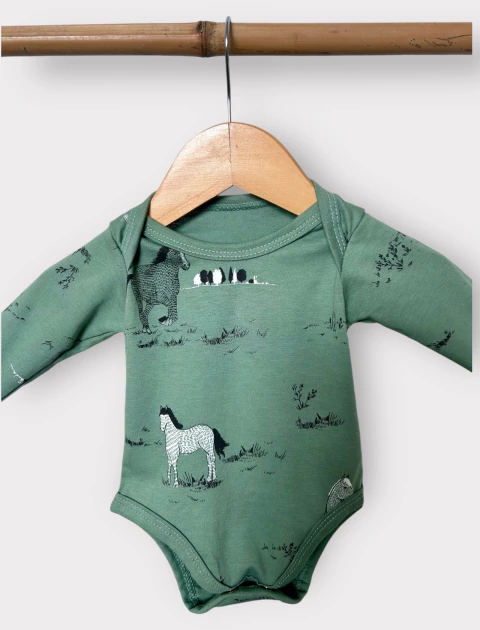 Body Caballo Criollo verde