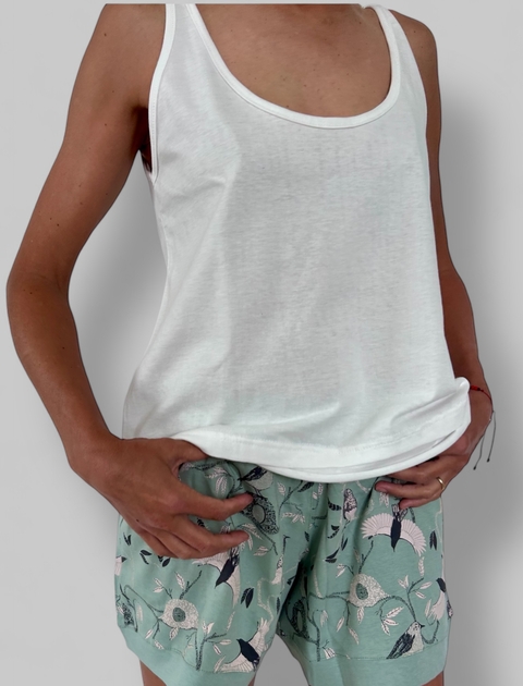 Musculosa marfil - comprar online