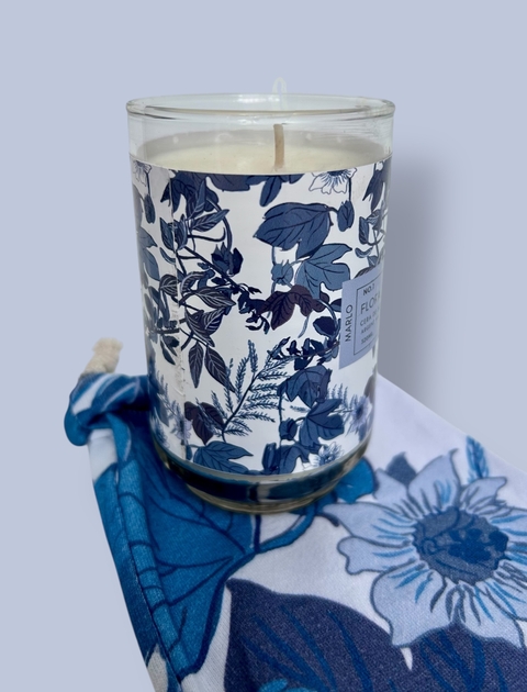 Vela de cera de soja FLORA Nro 1 reciclable - comprar online