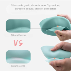Outlet Plato de silicona tres divisiones - Chufi Bebés