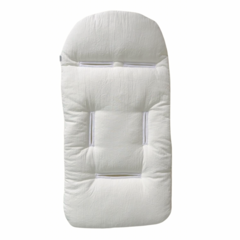 Colchón cubre cochecito Tusor Natural - comprar online