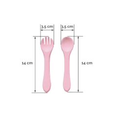 Set cubiertos de silicona - tienda online