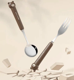 Set de cubiertos Oso con estuche - tienda online