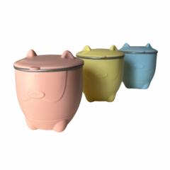 Taza térmica gatito acero inoxidable - comprar online