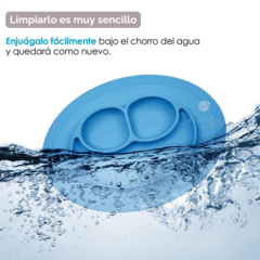 Plato de silicona mini individual - tienda online