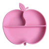 Plato silicona anticaida Manzana Rosa
