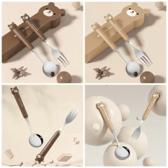 Set de cubiertos Oso con estuche - comprar online