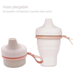 Imagen de Vaso plegable de silicona con tira