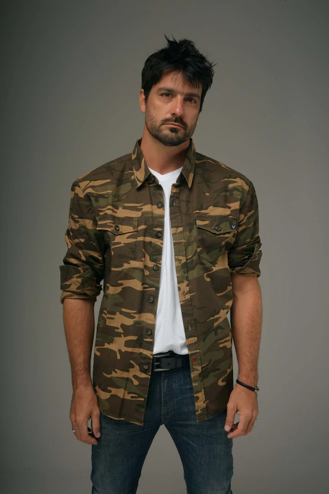 CAMISA CLAY CAMUFLADA - comprar online
