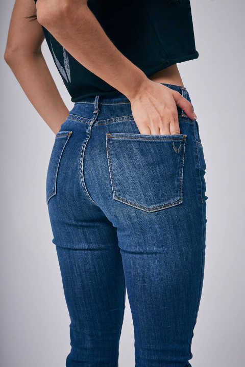 JEAN HEAVEN MID BLUE