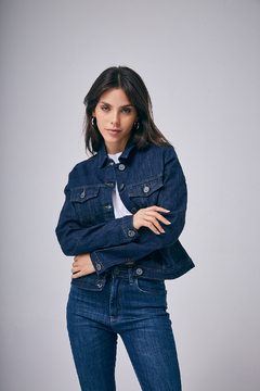 BRIT DENIM JACKET PRE WASH - comprar online