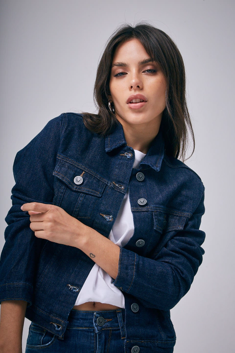 BRIT DENIM JACKET PRE WASH