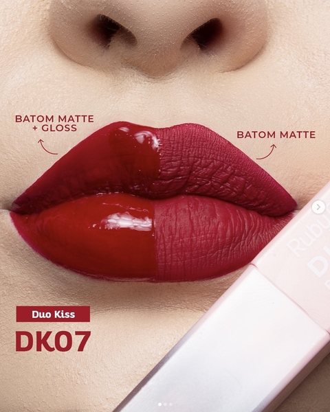(HBL6203-07) Labial DUO KISS con gloss Tono 07 - comprar online