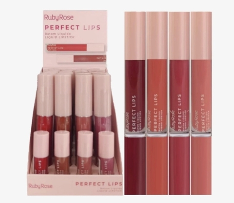 (HBL6200x24) Set de 24 Labiales liquidos perfect lips - comprar online