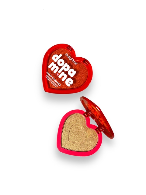 (HBF1603-4) Iluminador compacto Heart Radiance DOPAMINE TONO BELOVED GLOW