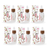 (RR4001x6) Set de 6 sérum nutritivo de coco - MELU