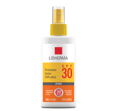LIDHERMA PROTECTOR SOLAR UVA PLUS SPF 30 SPRAY