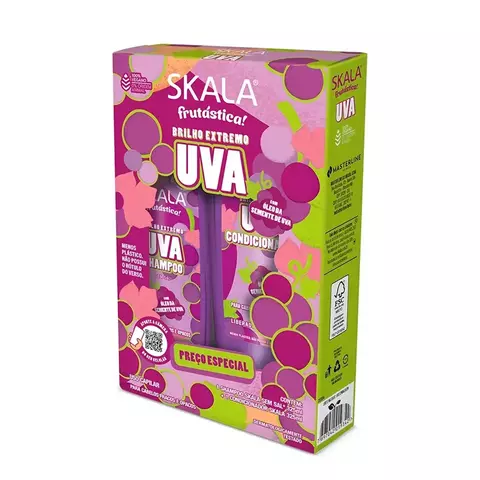 SKALA SHAMPOO 325ML + ENJUAGUE 325ML UVA - comprar online