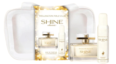 Neceser Wellington Polo Club EDP Fem Shine (100ml + Deo)