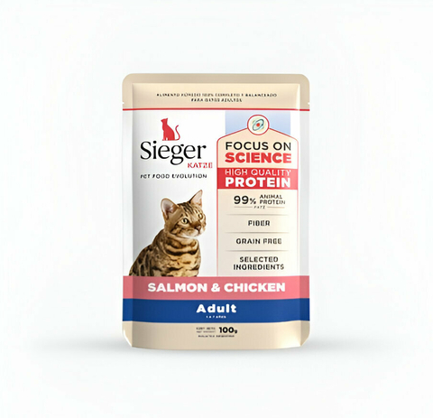 KATZE ADULT POLLO Y SALMON X 100GR. EO