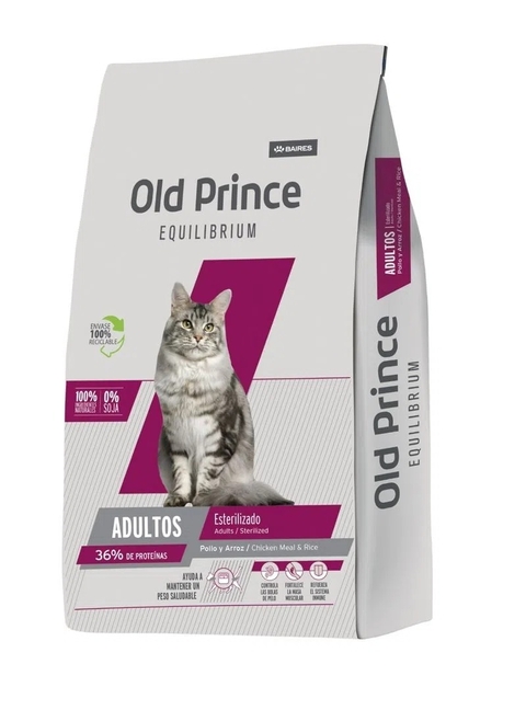 OLD PRINCE GATO ADULTOS INDOOR (CONTROL DE PESO) 1 KG