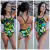 Maiô Fit Estampado Fusion