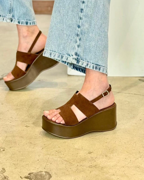 SANDALIA TAHITI CHOCOLATE