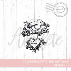Sello AR 066 Pajarito encantador