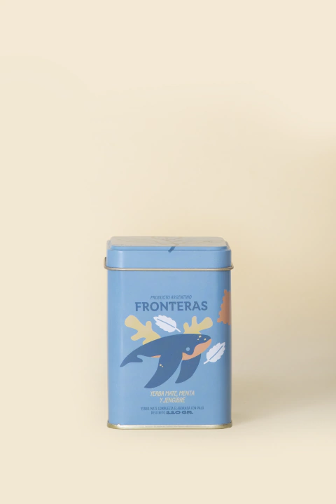 Latita Fronteras Yerba mate. menta y jengibre - comprar online