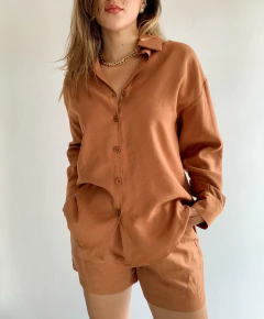 CONJUNTO AURORA CARAMELO - Fille