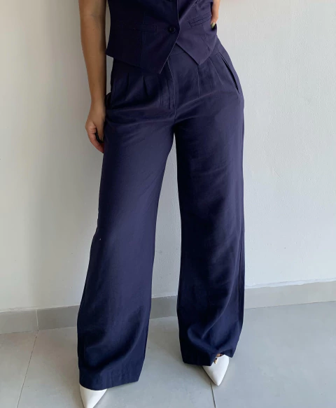 PANTALONA FLORA AZUL - comprar online