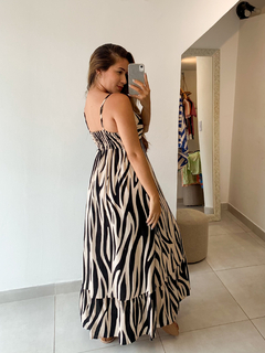 VESTIDO CARMELA ZEBRA PRETO na internet