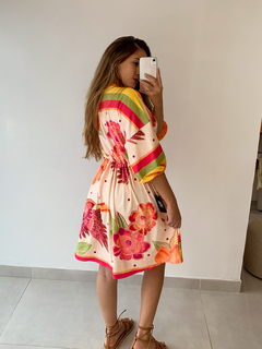 VESTIDO LIZY COLORIDO - Fille