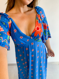 VESTIDO GISELE AZUL - Fille