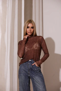 CALÇA JEANS CRISTAIS - loja online