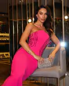 Vestido midi pink