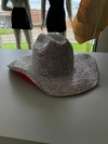 Chapéu de Strass vermelho