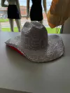 Chapéu de Strass vermelho