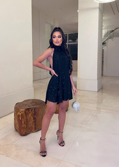 Vestido Villarim preto - comprar online