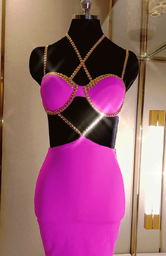 Vestido luleg rosa - comprar online