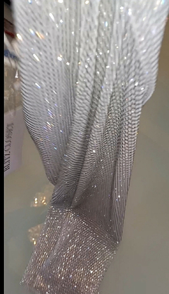 Vestido branco strass - Boutique 54