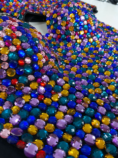 Cropped colorido - comprar online
