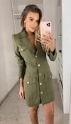 Vestido Blazer Militar