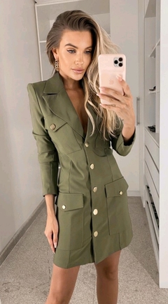 Vestido Blazer Militar - comprar online
