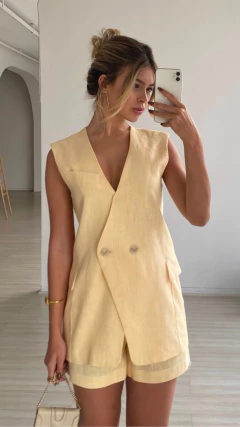 Conjunto Bermuda Max Colete Nan | Salgunamu - Tati Bernardo Multimarcas 