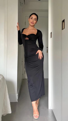 Vestido Neli Preto | Salgunamu - comprar online