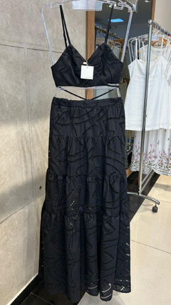 Conjunto Saia Top em Laise Italian Bianca | Salgunamu - comprar online