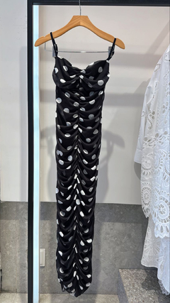 Imagem do Vestido Cintia Em Tule Franzido Poá