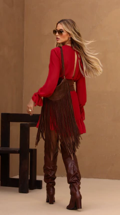 Imagem do Vestido Tranpassado Com Top Mirla Boho